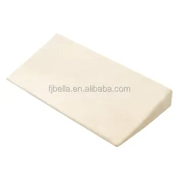 Soft Memory Foam Baby Crib Wedge Pillow With Removable Washable