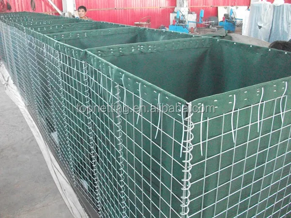 Military Sand Wall Hesco Barrier/hesco Sandbag Gabion - Buy Hesco ...