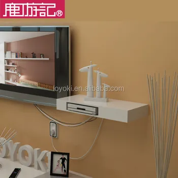 Decorative Wood Wall Shelf Tv Bracket For Stb And Dvd Buy Tv