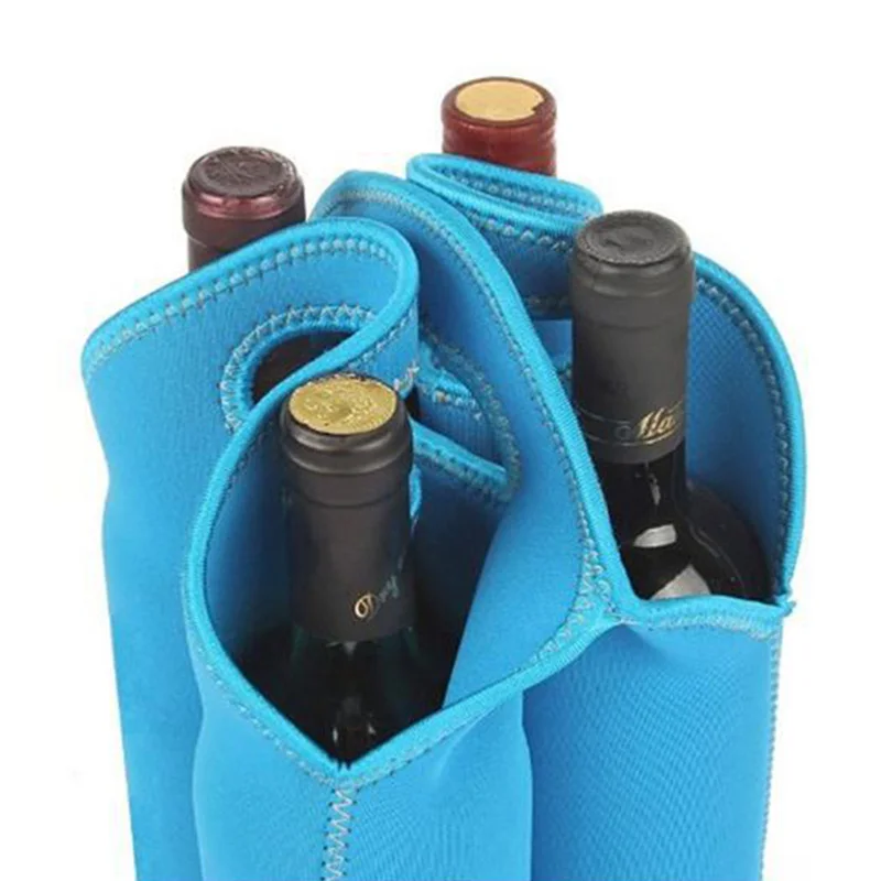 Thermal Wine Cooler Carrier Bag Six Pack Neoprene Tote Bag Neoprene