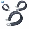 Cheap and durable colorful rubber lined coated insert hose clamp