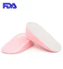 Zhonghan insoles Height Increase Insoles Heel Cushion Inserts Heel Lift Inserts for Leg Length Discrepancies for Women pink