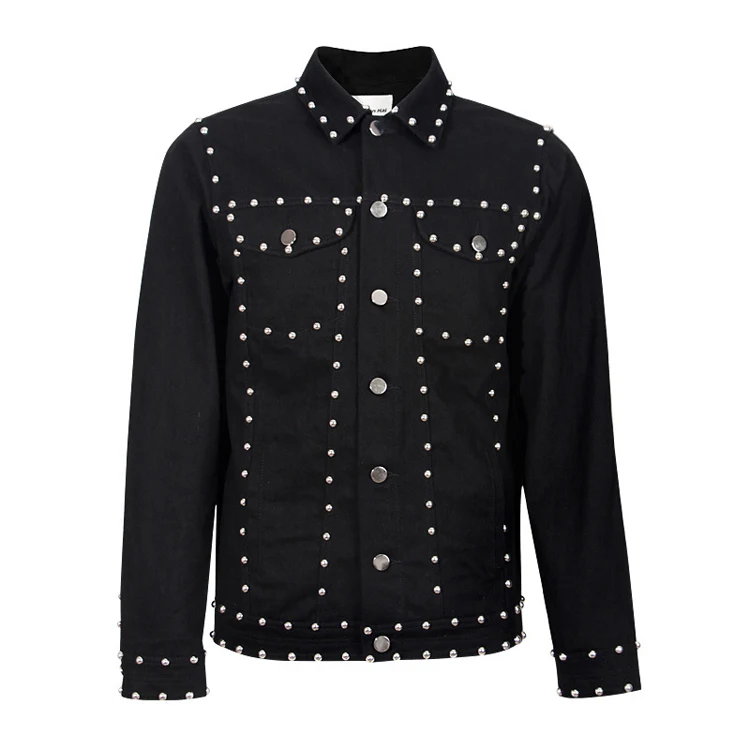 studded denim jacket punk