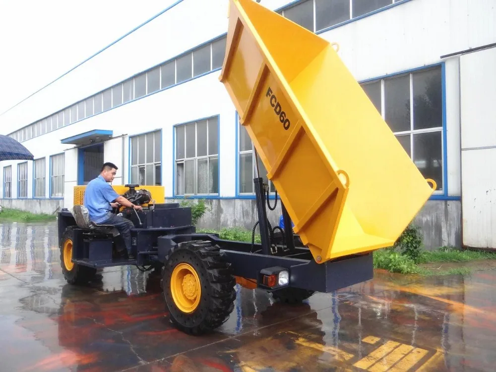 New Designed Fcd60 6 Ton Underground Mine Use Dump Trucks Small Mining