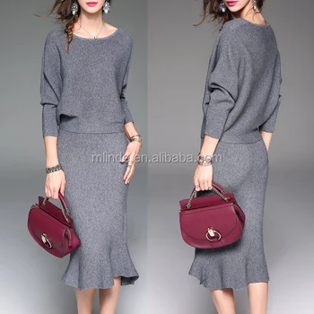 vestido sereia de malha