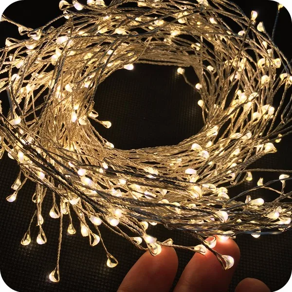 Christmas Cluster Lights Micro Led Copper Wire Cluster Fairy Lights