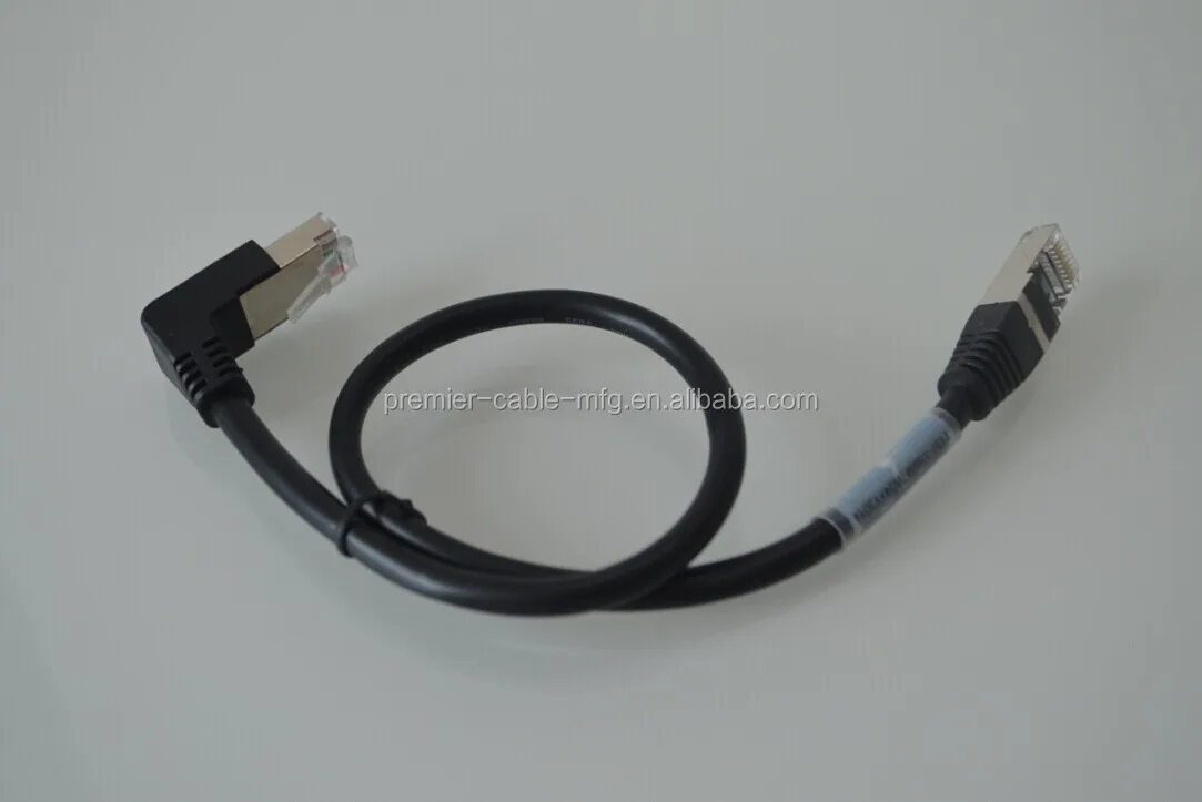2m 6ft ( Right Angle 90 Degree Cat5e Utp Lan Cable ) 10/100