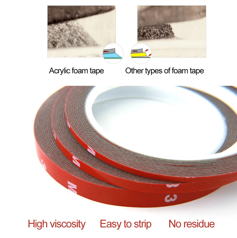 Double Sided Adhesive Tape Heat Resistant High Adhesion Transparent Acrylic Tape Touch LCD Screen Repair Sticker for Cell phone