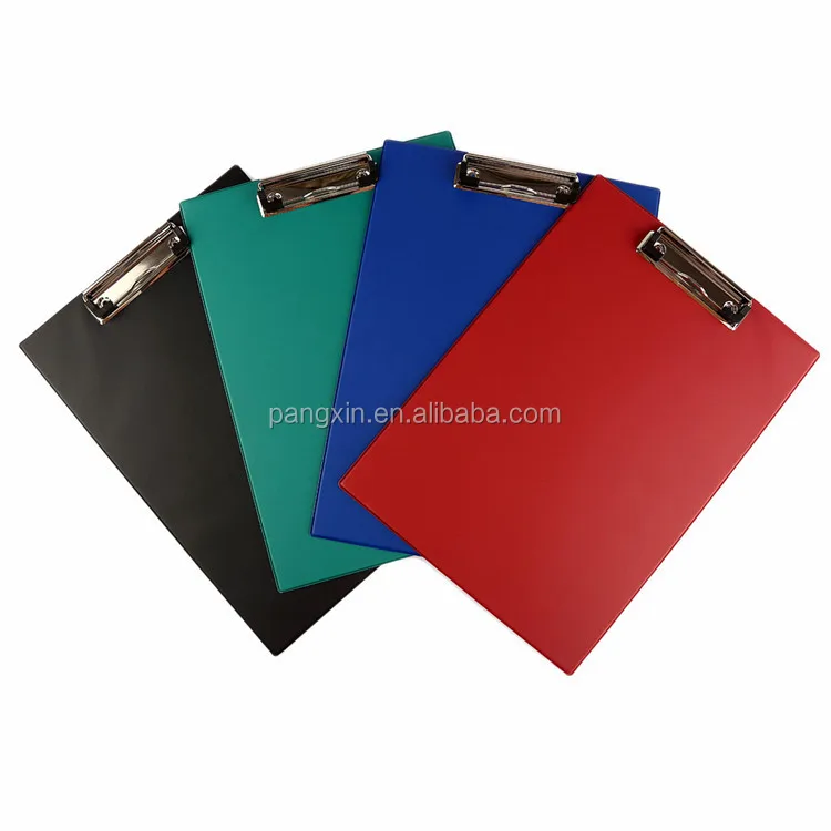 Value PVC Clipboard A4 Red Clip Board