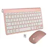 2019 Colored Wireless mini slim computer Keyboard and Mouse Combo