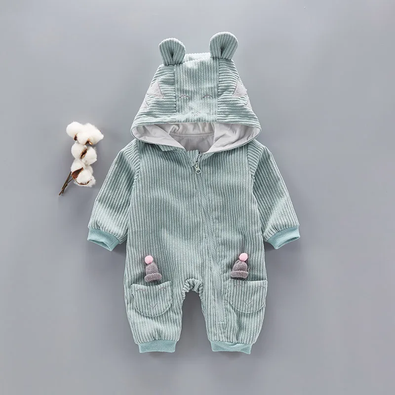 Wholesale Winter Clothes Plain Baby Long Sleeve Romper Of Free Shipping