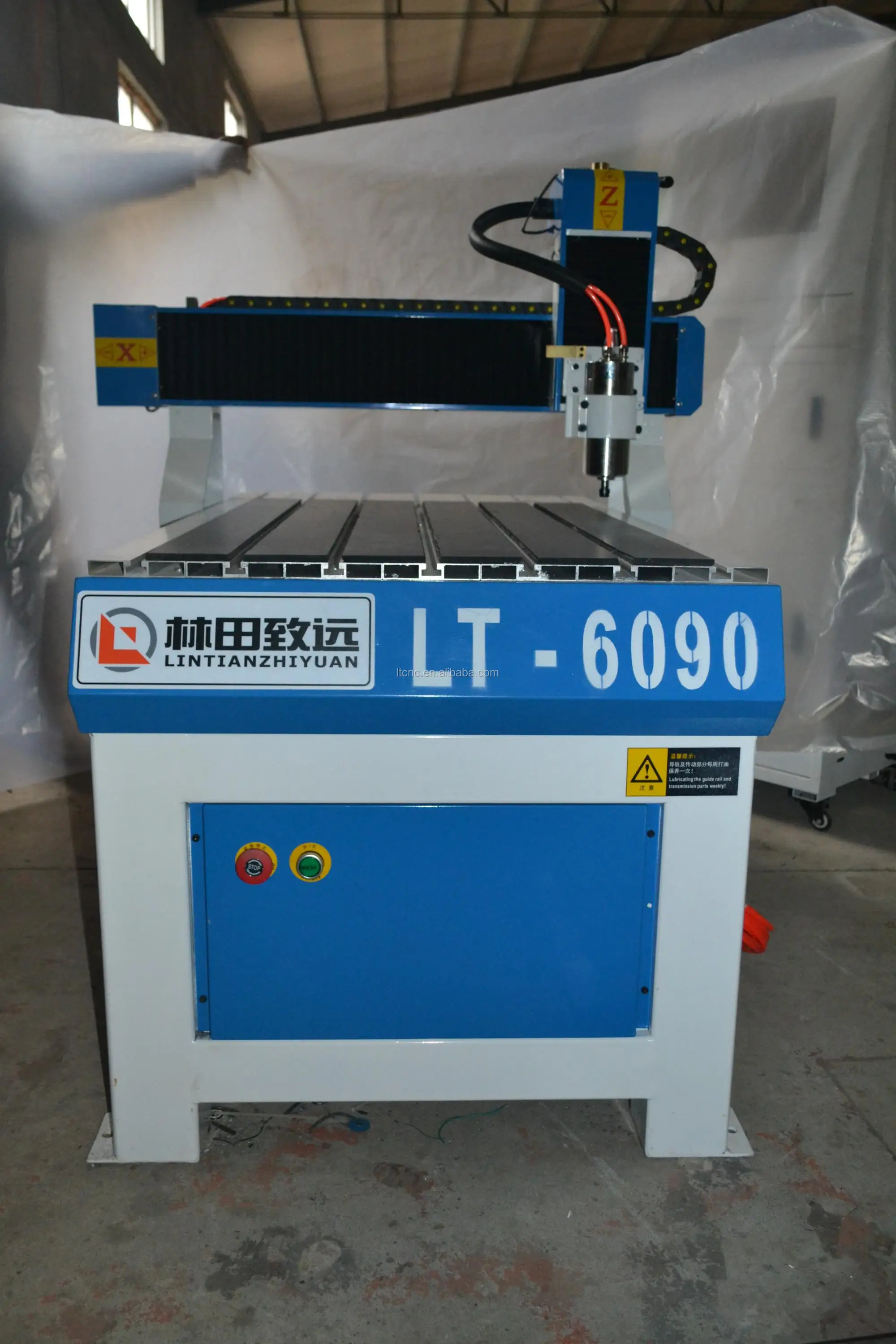 Made in China 600*900mm working size ball screw transmission for MDF aluminum cutting engraving wood cnc router