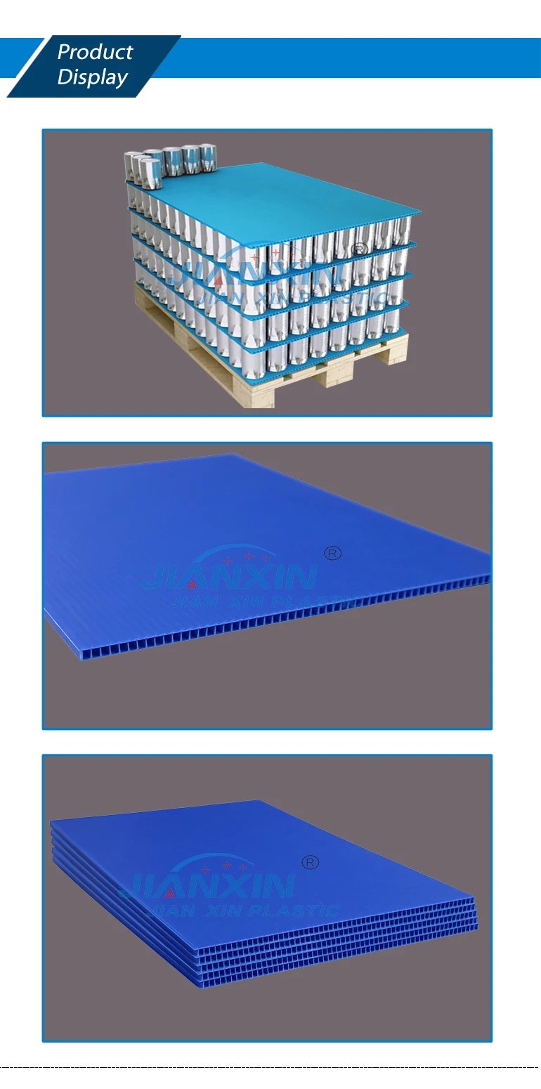Pp Corrugated Plastic Bottle Layer Pads /bottle Pad Pallet/partition