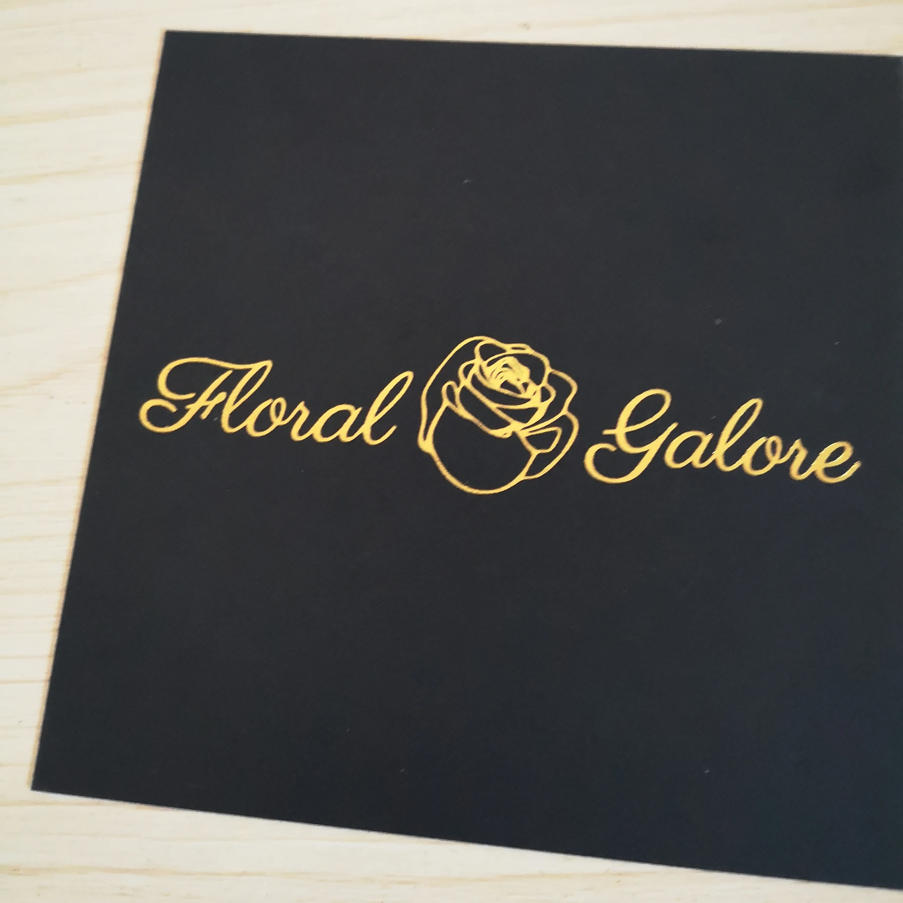 - Letterpress Card Business Gold Embossed,Rose Business Stamp Logo Gold Cards Foil Foil Embossed Printing Customized Foiled Paper  Rose Buy ...