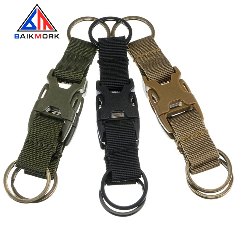 Tactical bing Keychain Outdoor Belt Buckle Keychain Climbing Buckle