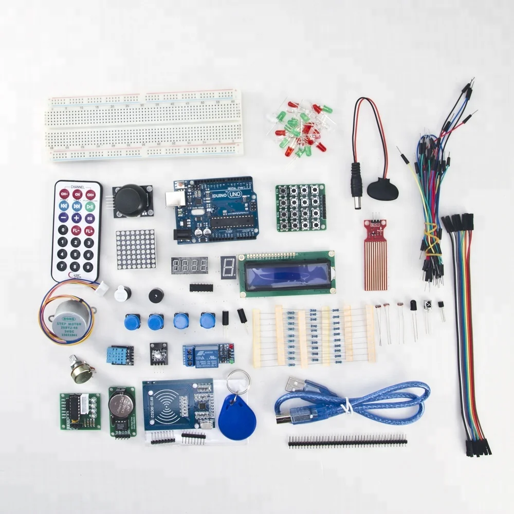 Advanced kit. Smart house arduino kit. list of items on the arduino.