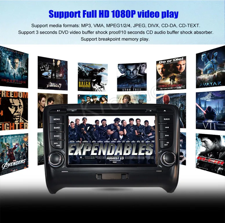 for audi tt car multimedia system