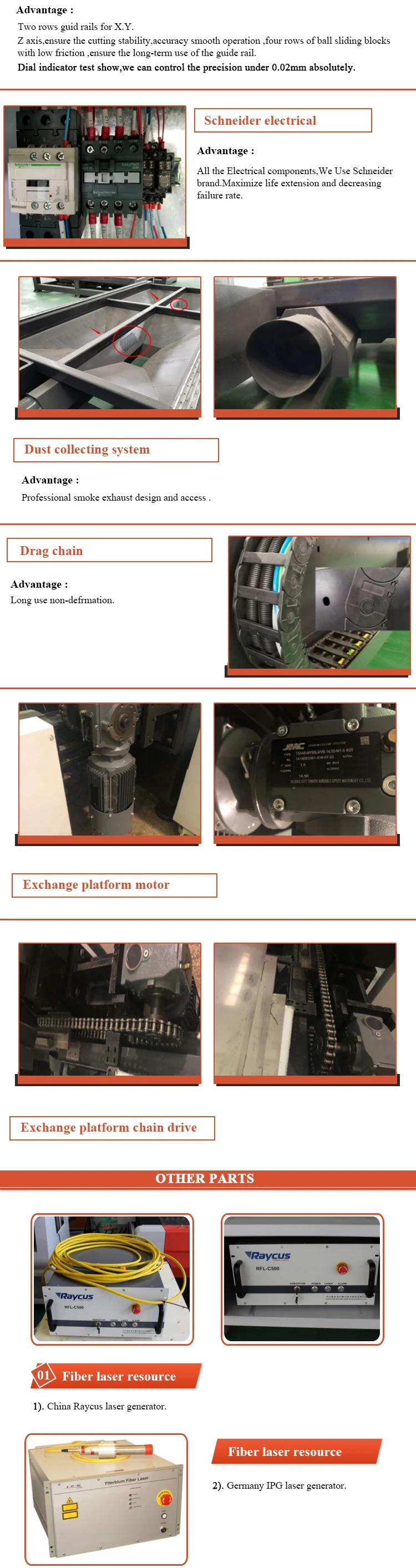 Jinan UNICHCNC 500 700 1.5KW 3KW metal round square tube and metal sheet cnc fiber laser cutting machine price