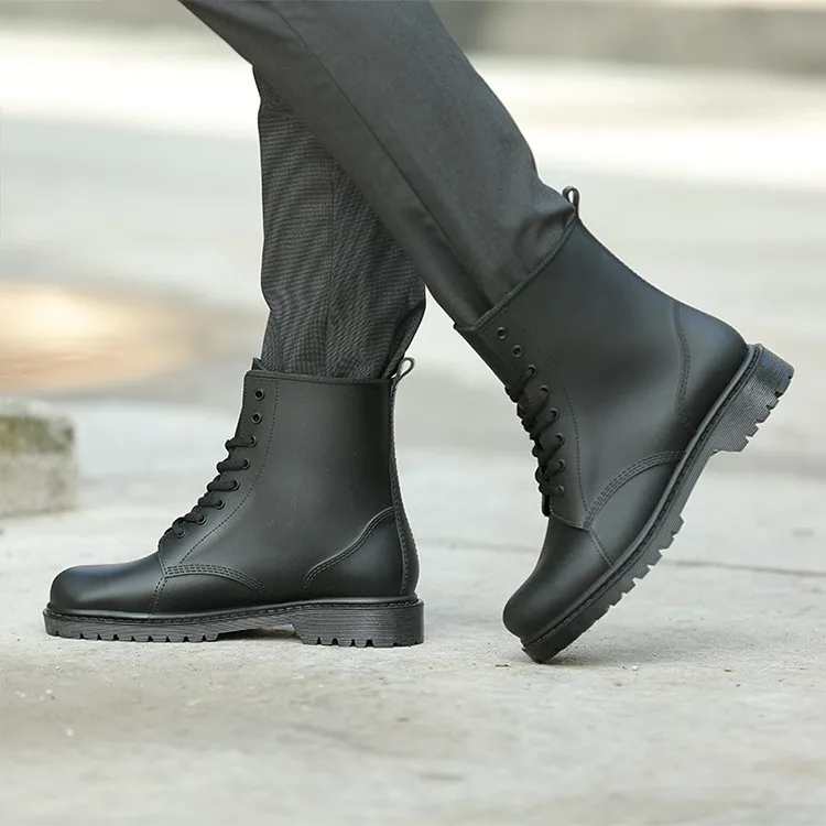 men's fashion rain boots