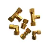 OT58 copper Tube compression Fitting , Male Run Tee 10mm O.D. x 1/4 Male NPT x 10mm O.D. copper pipe