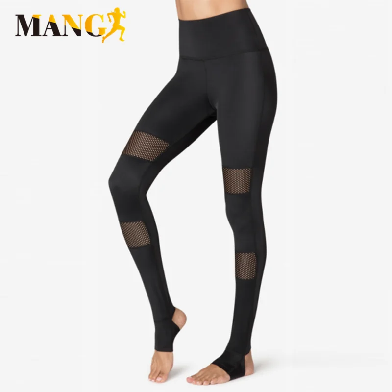 Wholesale Private Label Booty Scrunch Gym Clothing Pants Athletic Yoga Fitness Mesh Leggings For