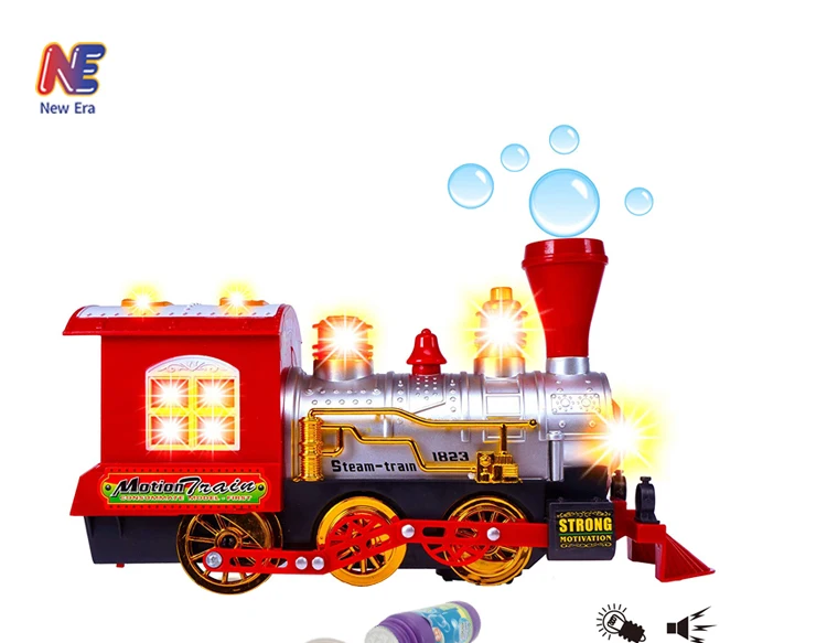 bubble blowing train