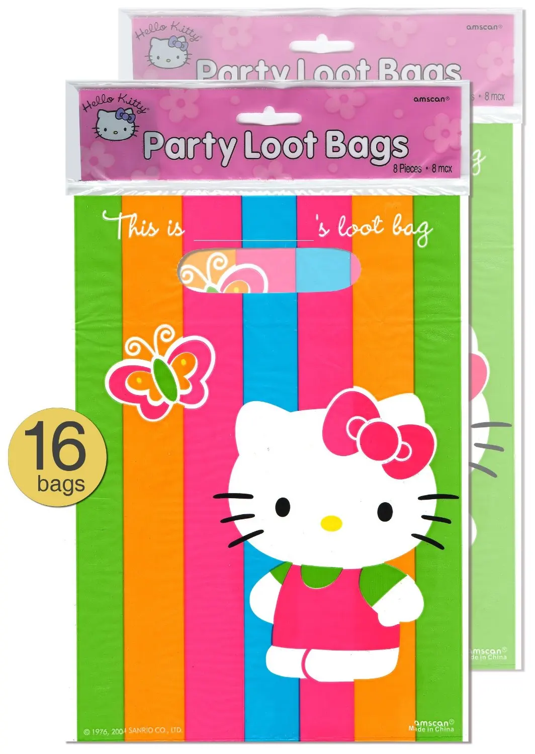 O Kitty Theme Party Treat Loot Bags Whole Bulk Pack Of O Kitty Theme Party Treat Loot Bags Whole Bulk Pack Of 16