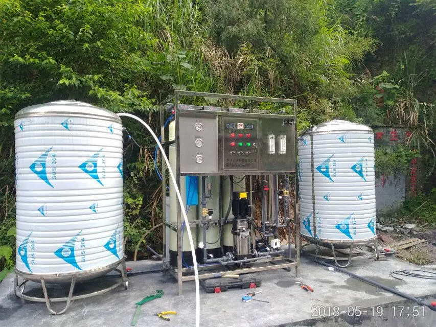 Small Scale 250/500/1000 L/hour Pure Drinking Water Purification