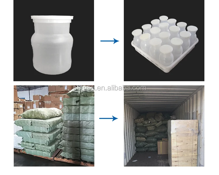 16cm Height fungus growing polypropylene mushroom plastic bottle for sale