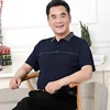 2019 NEW ARRIVAL grandfather short sleeve custom fit soft poly&cotton polo shirt
