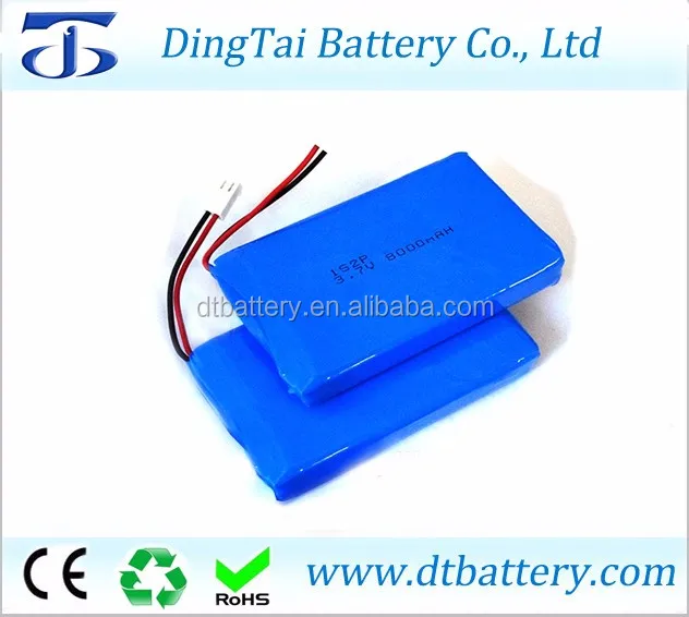 Rechargeable 5 Volt Led Light Battery 5v 8000mah Backup Lipo Battery