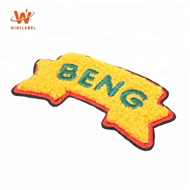 Custom Cool Jeans Cheap Chenille Embroidery Patches