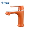 FRAP Multi-color Bath Basin Faucet Cold and Hot Water Taps Green Orange White F1032