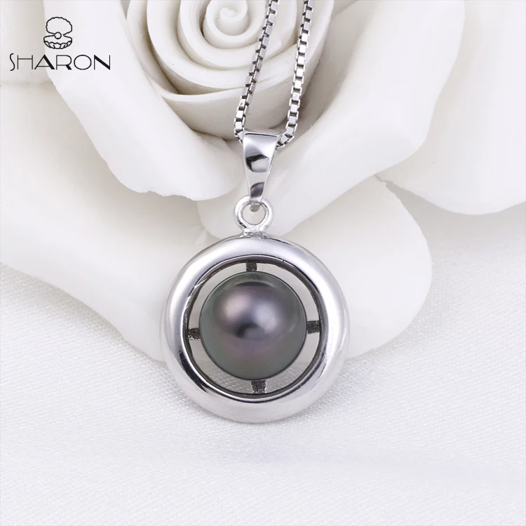 China Jewelry Wholesale Silver Birthday Gift Pearl Natural Oyster Pearl Necklace For Women