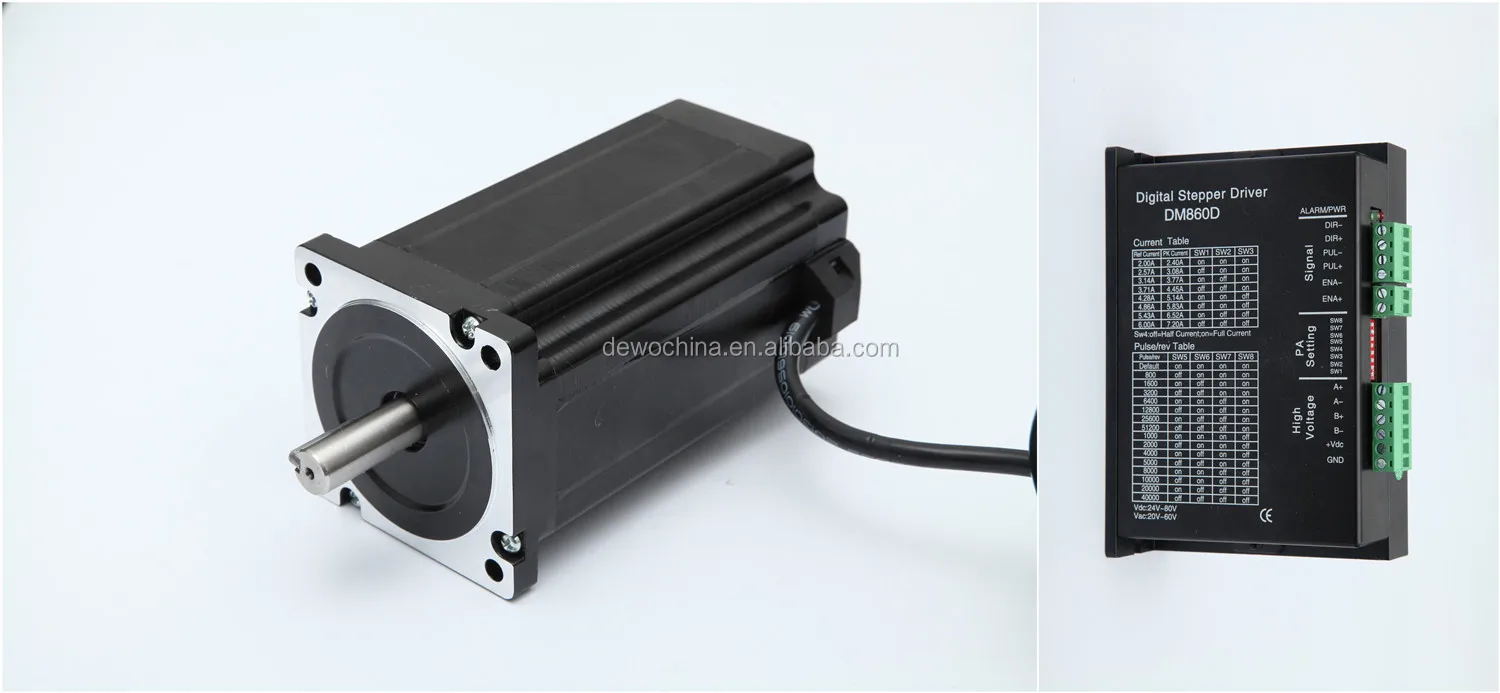 Nema34 Cnc Stepper Motor Kits 86hs118,8.5n.m In China Factory Buy