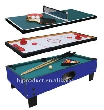 Mini Table Top 3 In 1 Multi Air Hockey Table Buy Mini Pool Table