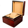 Luxury Representative Wooden packaging Gift box with Leather pillow and Custom Logo Watch Box