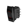 MS146 SPDT (ON)-OFF-(ON) 4P 2 LED Lamp Illuminated Electric Switch Making Machines Rocker Switch