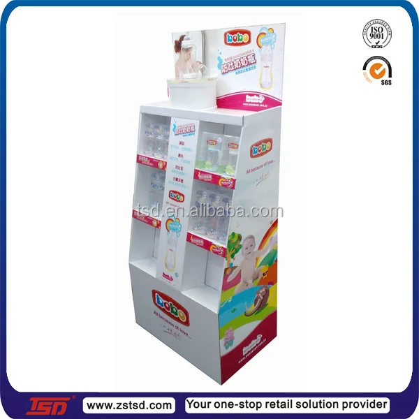 Custom Design Baby Shop Floor Standing Baby Products Display Stands