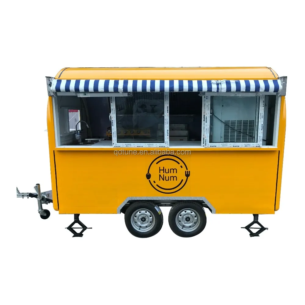 Best Designed Mobile Food Truck Full Kitchen Food Court Van Fast Food Van For Sale details