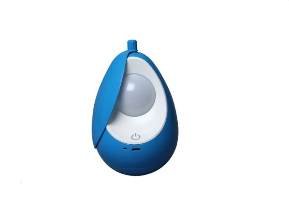 LED Infant Care Night light--Energy-Saving Bedroom Bedside Lamp Baby Eye-Protection Lamp With Touch Dimmer Switch USB Cable and Rotating Hood for Baby Nursery Light and Sleep (Blue)