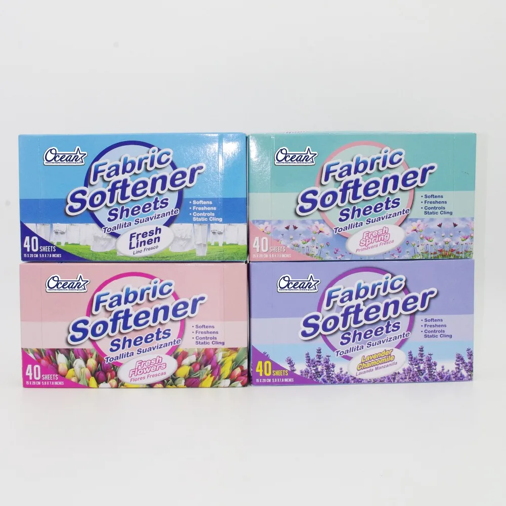 40 Pcs Natural Lavender Sachet Fabric Softener Sheets - Buy Fabric ...