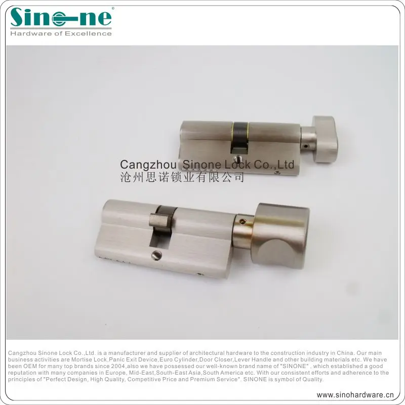 Fire Rated Hafele Type Euro Profile Brass Cylinder Solid Brass Body For