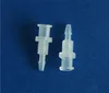 Plastic thread panel mount bulkhead female luer lock fitting coupler adapter