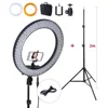 Camera lighting equipment 5500k 240led folding tripod 19 inch ring light studio light kit photography with stand for beauty