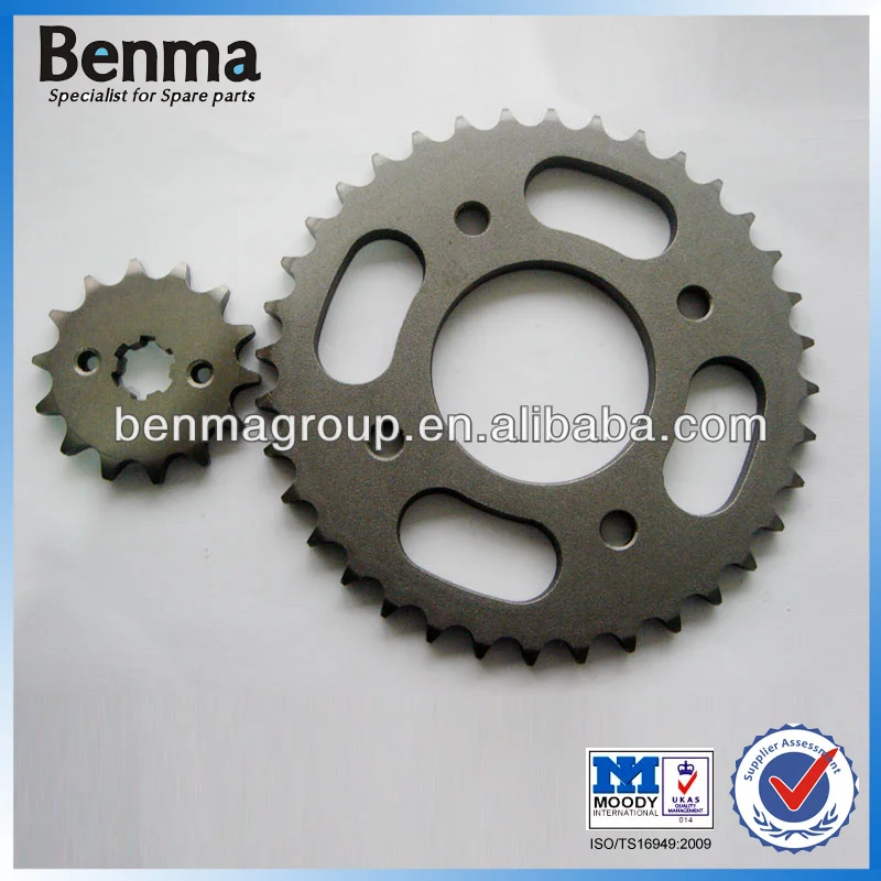 1045 Steel Wave125 Sprocket,Motorcycle Wave125 Sprocket 35t 14t,For ...