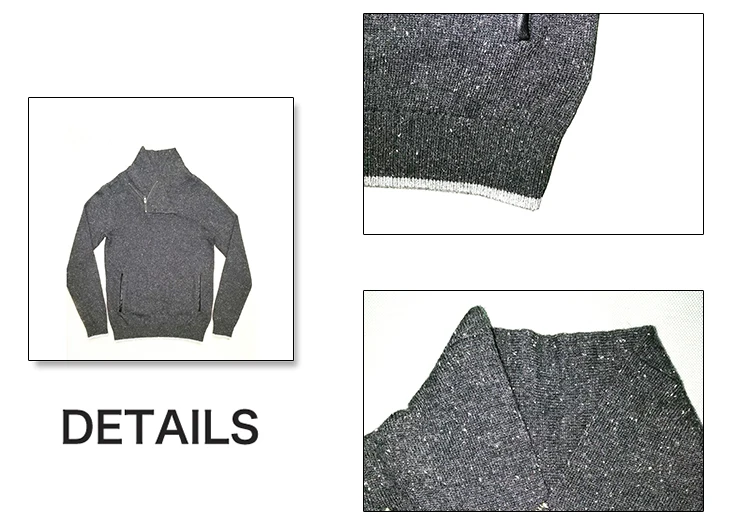 Well Sale Safety Item Breathable Pure Color Boy Kids Spots Melange Sweater