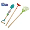 Just For Kids Garden Tools Set With Spade, Hoe and Leaf Rake, 3-Piece