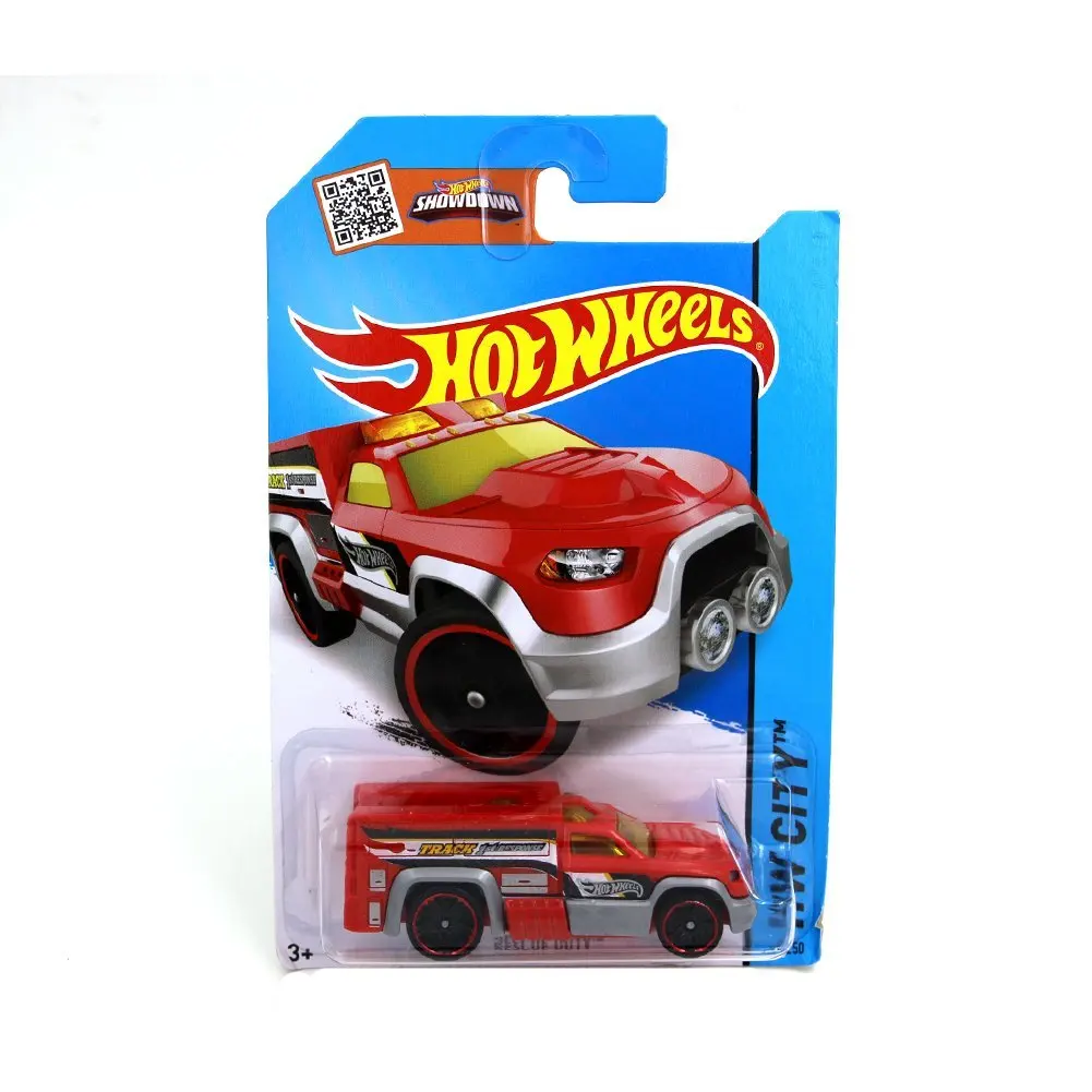 Hot Wheels 2015 #046//250 RESCUE DUTY red HW CITY Case F