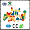 Guangzhou Manufacturer Wooden building block bricks construct toy for children on sale/ QX-185A
